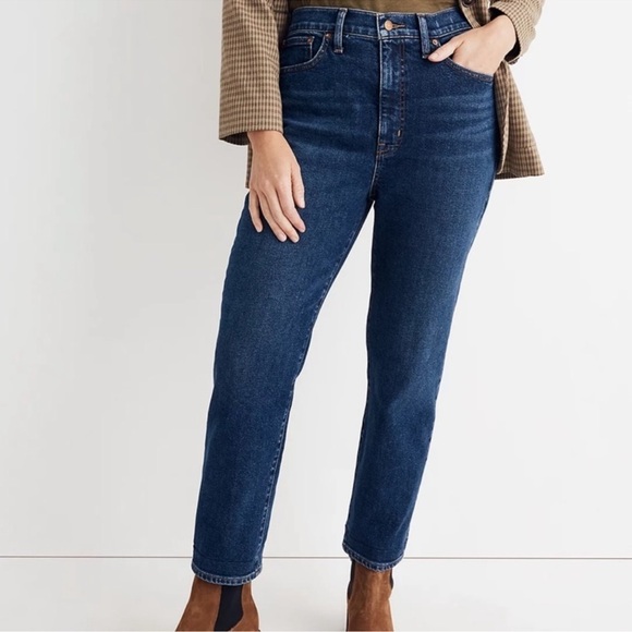 Madewell Denim - MADEWELL Y2K 90s 2000s Dark Wash Denim The Mom Jean High Rise Denim 29